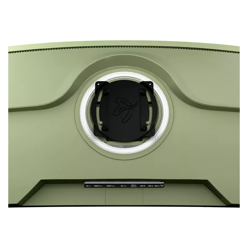 Lenktas kompiuterio monitorius Arozzi Nova 49 coliai (124,5 cm) Dual QHD 5120×1440 LED VA, 4 ms, žalias