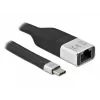 FPC plokščiasis juostinis laidas DeLOCK 86936 USB Type-C į Gigabit LAN 15 cm