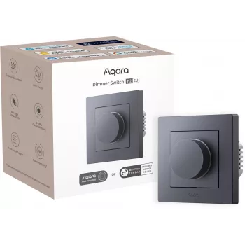 Aqara H2 EU sukamasis šviesos jungiklis Pilka — sukamasis valdymas, BLE, 86×86×55,5 mm