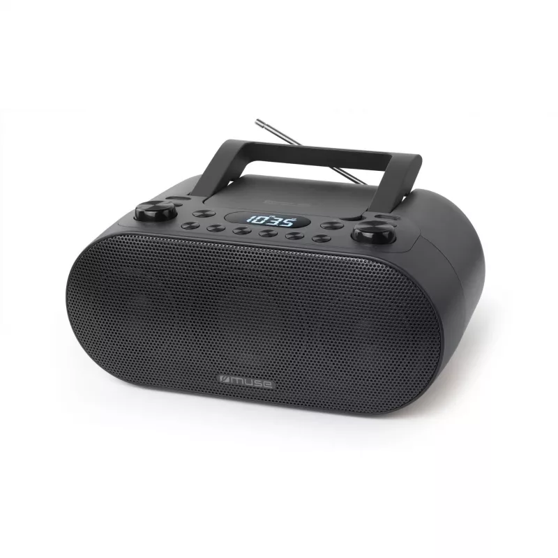 Muse | Nešiojamasis radijas su Bluetooth ir USB prievadu | M-35 BT | AUX įvestis | Juoda
