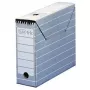 ELBA tric archyvavimo dėžutė, plotis 95 mm, A4, pilkai balta iš tvirto gofruoto kartono, matmenys: (P)95 x (G)340 x (A)265 mm (83420)