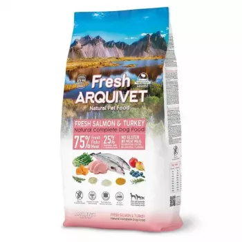 ARQUIVET Fresh Salmon with turkey - pusiau drėgnas šunų ėdalas - 2,5 kg