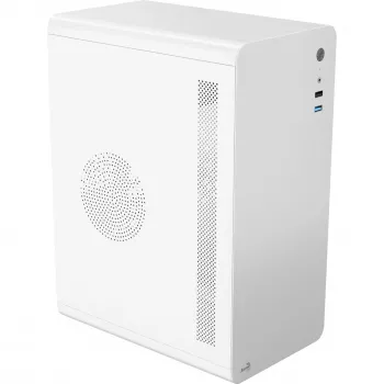 PC korpusas Aerocool CS110 Mini Tower balta