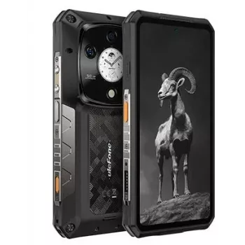 Patvarus išmanusis telefonas UleFone Armor 28 Pro — juodas, 6GB RAM, 128GB saugykla