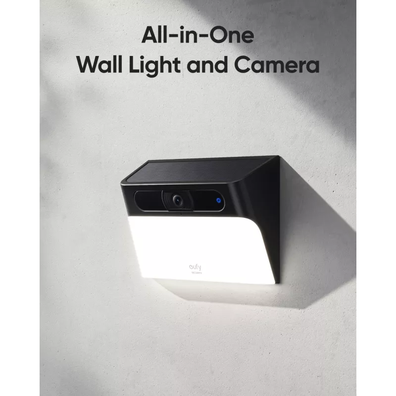 Anker Innovations Eufy Solar Wall Light Cam S120 - Tinklo stebėjimo kamera - atspari oro sąlygoms - spalva (diena/naktis)