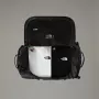 Duffel bag The North Face Base Camp S — 50 l, nailonas/poliesteris, juoda/balta