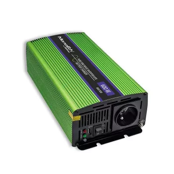 Automobilinis inverteris Qoltec Monolith 600 W Žalias 12 V