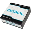 Jungtis Alphacool 17484, žalvaris, balta, 23 mm aukštis, 26 mm skersmuo, pakuotėje 6 vnt.