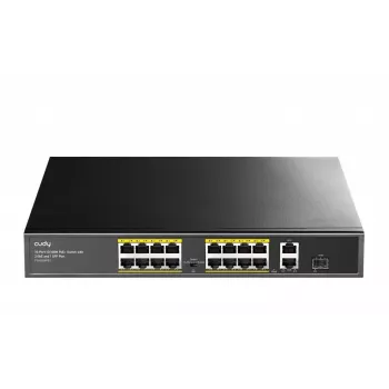 Cudy FS1018PS1 tinklo jungiklis su 18 Fast Ethernet prievadų ir PoE
