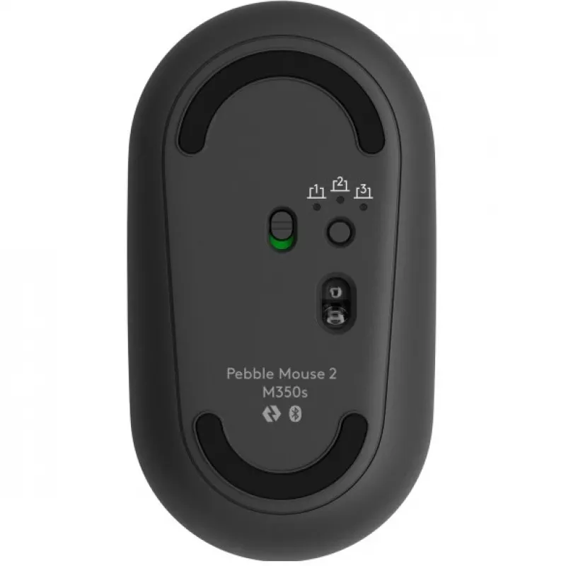 Logitech Pebble 2 Combo belaidė klaviatūra ir pelė QWERTZ vokiška grafito spalva
