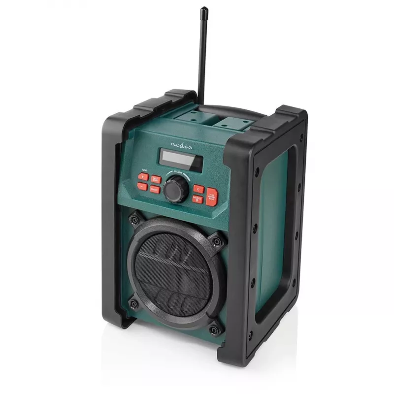 Radijo Nedis RDDB3100GN 15W Bluetooth IP65 juoda/žalia