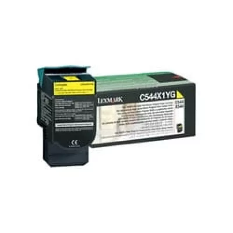 Lexmark C544X1YG spausdintuvo eksploatacinė medžiaga, geltona