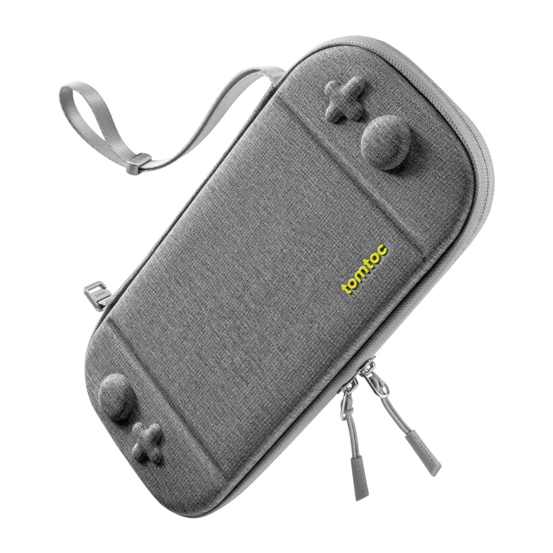 Apsauginis nešiojimo dėklas Tomtoc FancyCase-G05, skirtas Nintendo Switch 2, pilkas