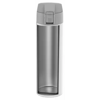 ZWILLING THERMO Termosas, Kelioninis puodelis, Dviguba sienelė, Saugus užsukimas, 450 Ml, Aukštis: 22,8 cm, Balta