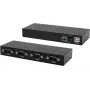 Exsys EX-13074HM – USB 2.0 keitiklis, USB-B į 4x RS-232, FTDI