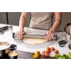 Silicone ir nerūdijančio plieno GEFU Rego virtuvės kilimėlis 397×55×55 mm lygiu paviršiumi