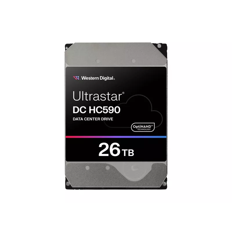 Western Digital DC HC590 vidinis kietasis diskas 26 TB 7200 RPM 3.5 SAS