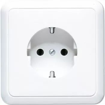 Jung 5520 WW Kištukinis lizdas F tipas Baltas (5520WW)