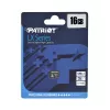 MicroSDHC atminties kortelė PATRIOT PSF16GMDC10 — 16 GB, 10 klasė, UHS-I (U1), 80 MB/s, juoda