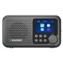 Radijo laikrodis BLAUPUNKT DR8BK — skaitmeninis žadintuvas su FM/DAB+, „Bluetooth 5.3“, 2 W, 1800 mAh, USB įkrovimas, juodas