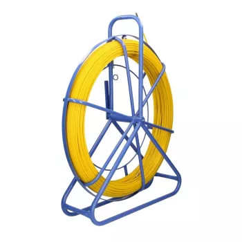 Extralink Rodder 3.8mm 75m | Kabelio traukimo strypas | Stiklo pluošto FRP, skersmuo 3.8 mm, ilgis 75 m, geltonas
