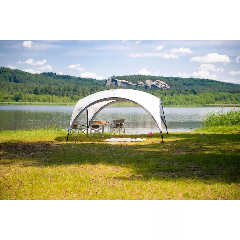 Pavillon renginių pastogė, 4,5 x 4,5 m (šviesiai pilka / pilka)