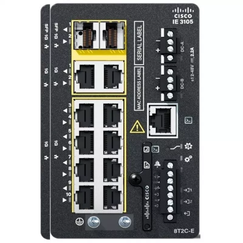 IE3105 W/8GE Copper 2GE Combo Adv Feat Fixed Sys Net Essent