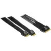 INTER-TECH kabelis SFF-8654-8i į 2× SFF-8654-4i, 70 cm vidinis atšakojamasis kabelis