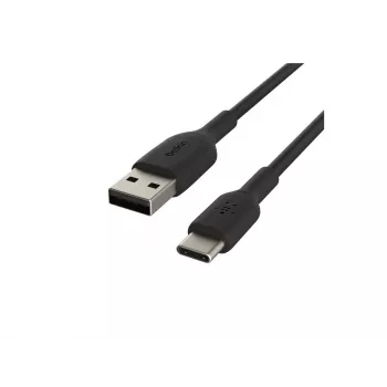USB-A į USB-C kabelis 3 m juodas