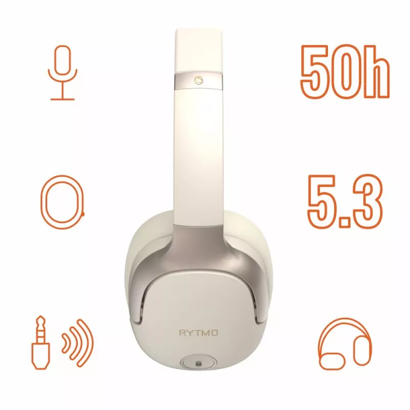 Ausinės Manta HDP1001CR Rytmo Elegance Cream