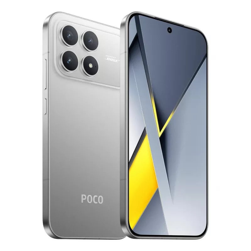Išmanusis telefonas POCO F8 Pro 12 GB RAM 256 GB atminties Sidabrinis (modelis MZB0M60EU)