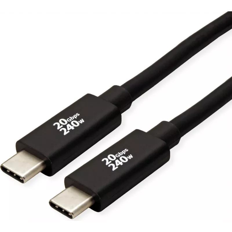 ROLINE USB4 Gen2x2 20Gbit/s laidas C-C ST/ST 240W 3m - laidas - skaitmeninis/duomenų (11.02.9088)