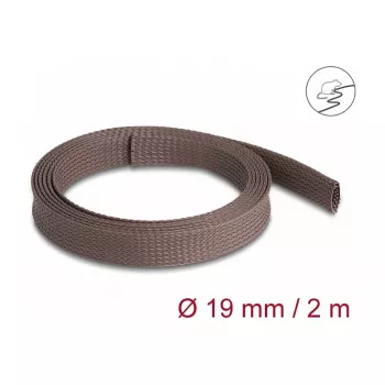 Kabelių apvalkalas DeLOCK 20899 rudas poliesteris 1,9 cm skersmuo