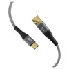 EFB Elektronik USB-A į USB-C kabelių rinkinys 60W QC 3A 2x3m Pilkas - Skaitmeninis / Duomenų (USB-AC-00009)