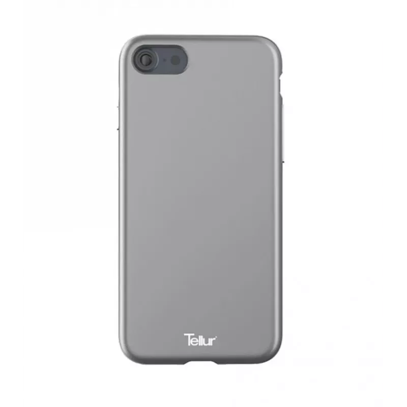 Išmaniojo telefono apsauginis dėklas Tellur Premium Soft Solid Fusion, skirtas iPhone 7, sidabrinis