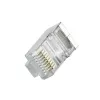 Kištukinė jungtis CAT.6 RJ45 100 vnt., oranžinė