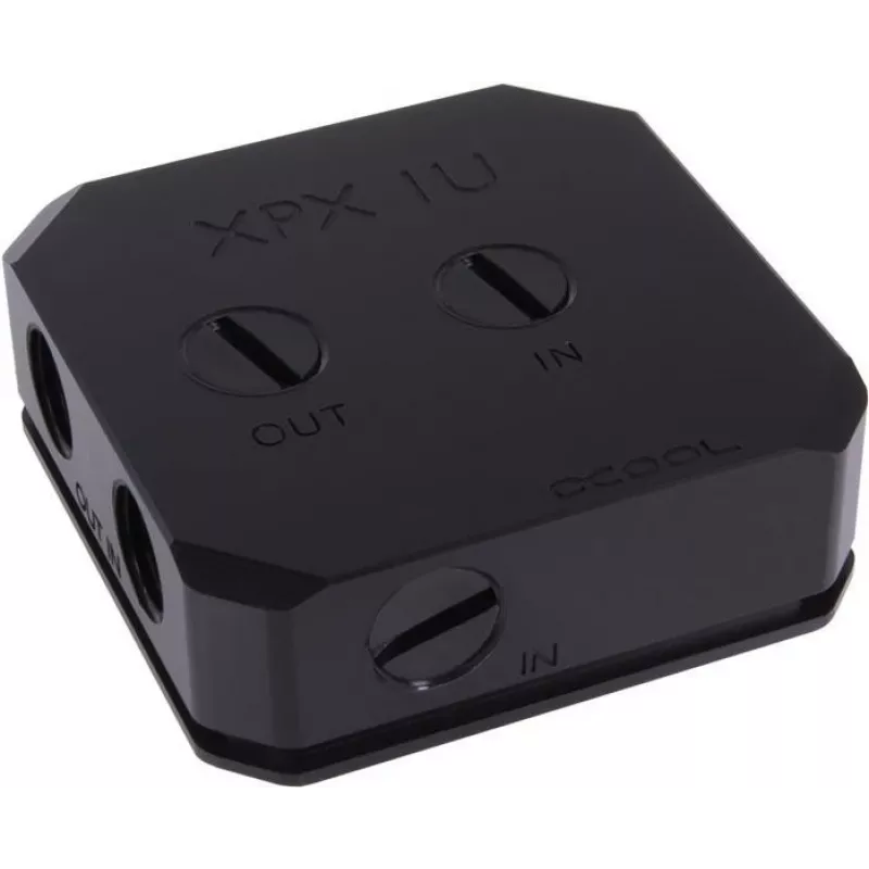 Alphacool Eisblock XPX 1U - juoda acetalio versija (12961)