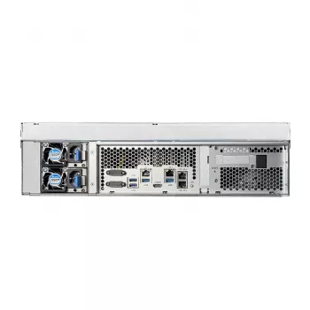NAS Asustor Lockerstor 16R Pro AS7216RDX, 3U stelažas, 16x (3.5 SATA HDD/ 2.5 SSD), AMD Ryzen 7 Pro 7745 8C 3.8GHz (iki 5.3GHz), 16GB ECC DDR5 4800 (maks. 192GB), 1x M.2 NVMe lizdas (PC