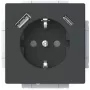 Busch-Jaeger SCHUKO lizdas USB-A+C 20 EUCB2USBAC-885 (2CKA002011A6312)