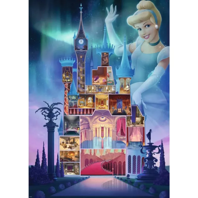 Puzzle Disney Castle Collection: Pelenė (1000 dalių)