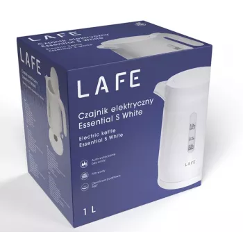 Elektrinis virdulys LAFE 1 l 2200 W baltas