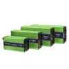 Qoltec Monolith įtampos keitiklis | Baterijos įkrovimas | UPS | 2000W | 4000W | 12V į 230V | Grynas sinusas | LCD juodai žalias