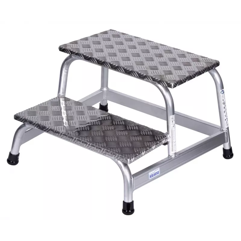 Laiptelis Krause 805027, aliuminis 2 laipteliai, maks. apkrova 150 kg, 680 mm ilgis, 41 cm aukštis