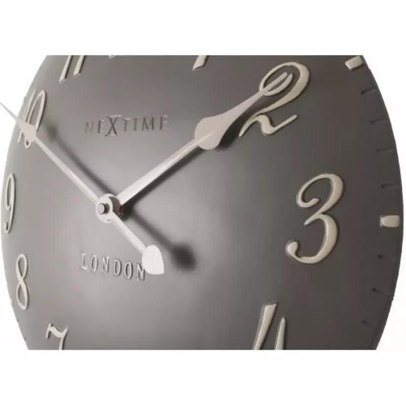 NeXtime klok 3084gs London Arabic, Ø34,5 cm, sieninis, pilkas / baltas