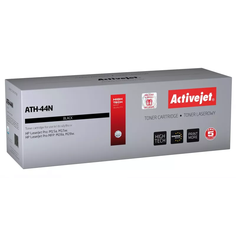 Activejet ATH-44N toneris (pakaitalas HP 44A CF244A; Supreme; 1000 puslapių; juodas)