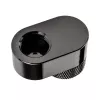 XSPC Rotary 14mm Offset G1/4 Fitting, Chrome Juoda - kampinė sukamoji jungtis vandens aušinimui