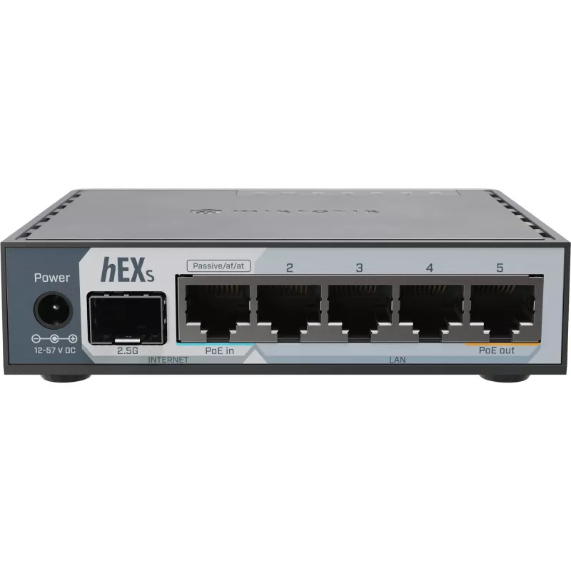 Mikrotik E60IUGS Laidinis maršrutizatorius Gigabit Ethernet Juodas