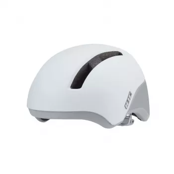 Dviračio šalmas HJC CALIDO White/Sidabrinė, dydis M (55–59 cm), in-mold, 4 ventiliacijos angos, SELFIT pritaikymas, 280 g