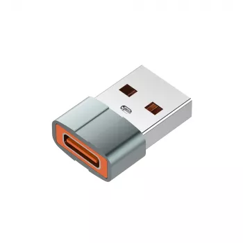 USB-C į USB-A adapteris ColorWay CW-AD-CA — USB 3.0 iki 5 Gbps, kompaktiškas, prijunk ir naudok