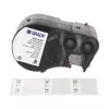 Brady, M5-115-427, savaime laminuojantis vinilas, juoda ant baltos/skaidrios, 38,10 x 12,70(31,75) mm, nuolatinis, kabelio skersmeniui 3,40–6,10 mm (200 vnt.) (170864)